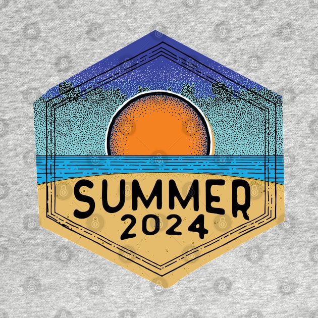 Summer 2024 Beach Badge by SharksOnShore